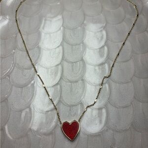 Kendra Scott Gold Heart Pendant Necklace
